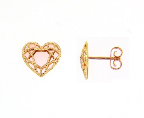 Heart Facy Stud - La Francia Joyería