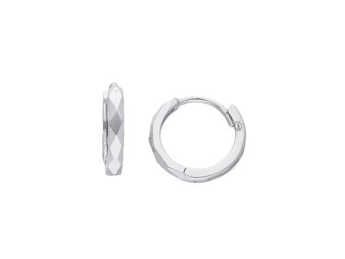 Huggies Diamond Cut - La Francia Joyería