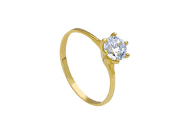 Anillo Solitario Cz