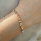 Diamond Cut Ball Bracelet