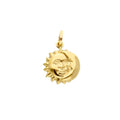 Moon And Sun Puff Pendant