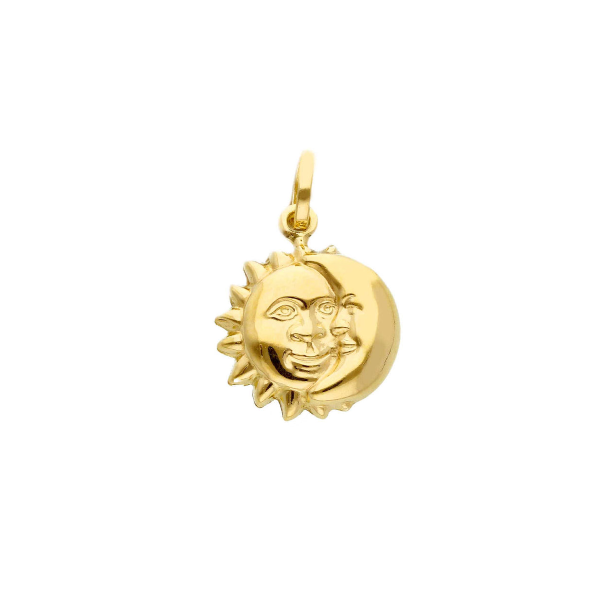 Moon And Sun Puff Pendant