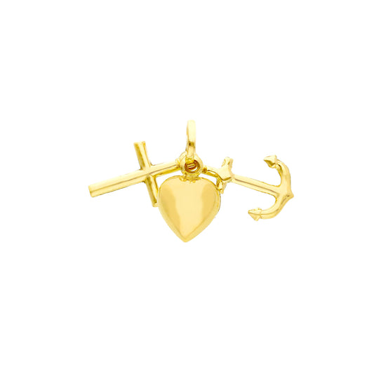 Anchor, Cross, and Heart