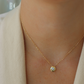 Circle Cz Necklace