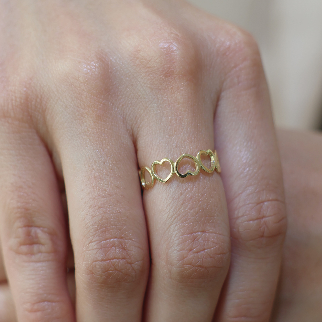 Open Heart Style Ring