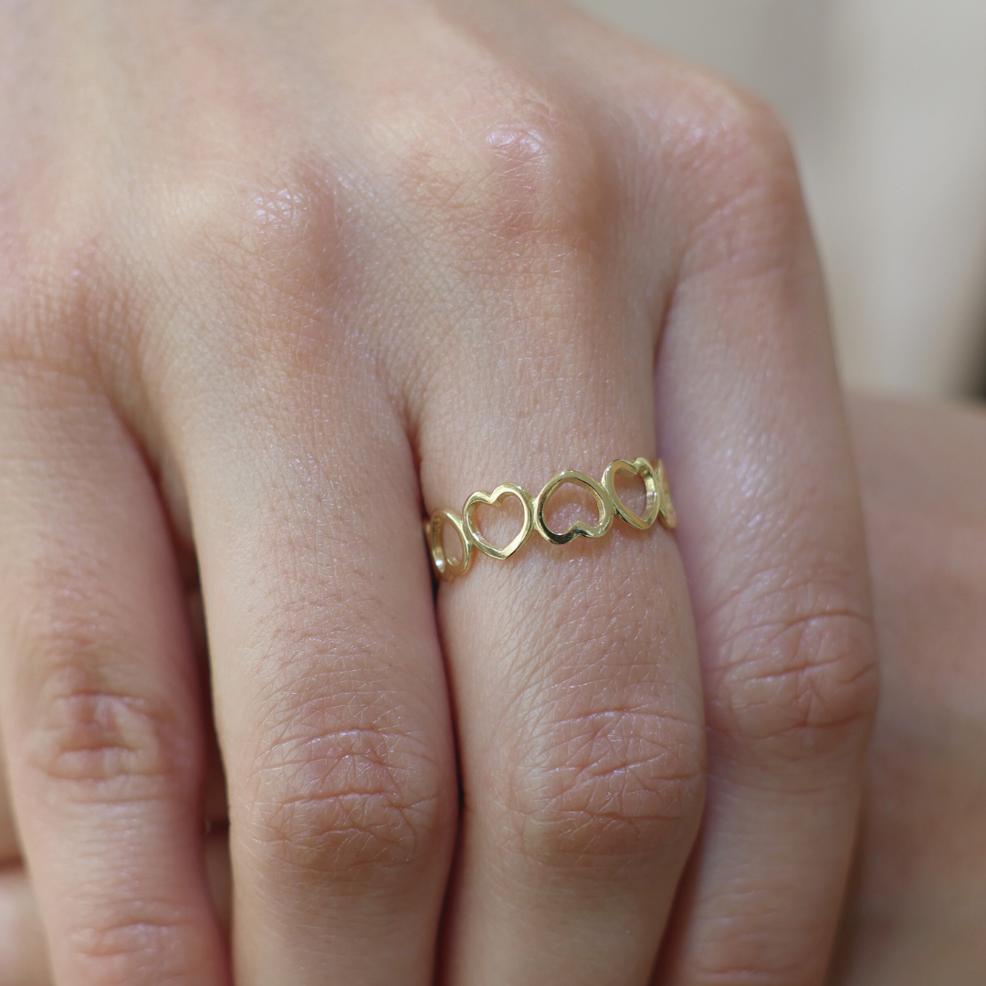 Open Heart Style Ring