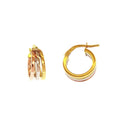 Tri Tone Hoops