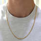 Tiger Eye Link Chain Solid