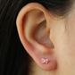 Pink Butterfly Stud Earrings