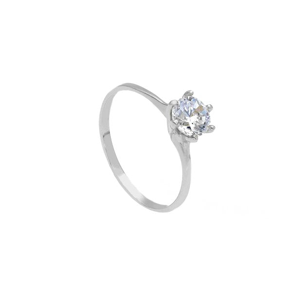 Cz Solitaire  Ring