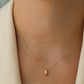 Small Drop Puff Necklace