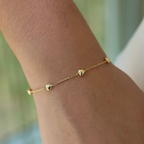 Puff Heart Bracelet