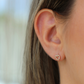 Mini Open Heart Cz Stud