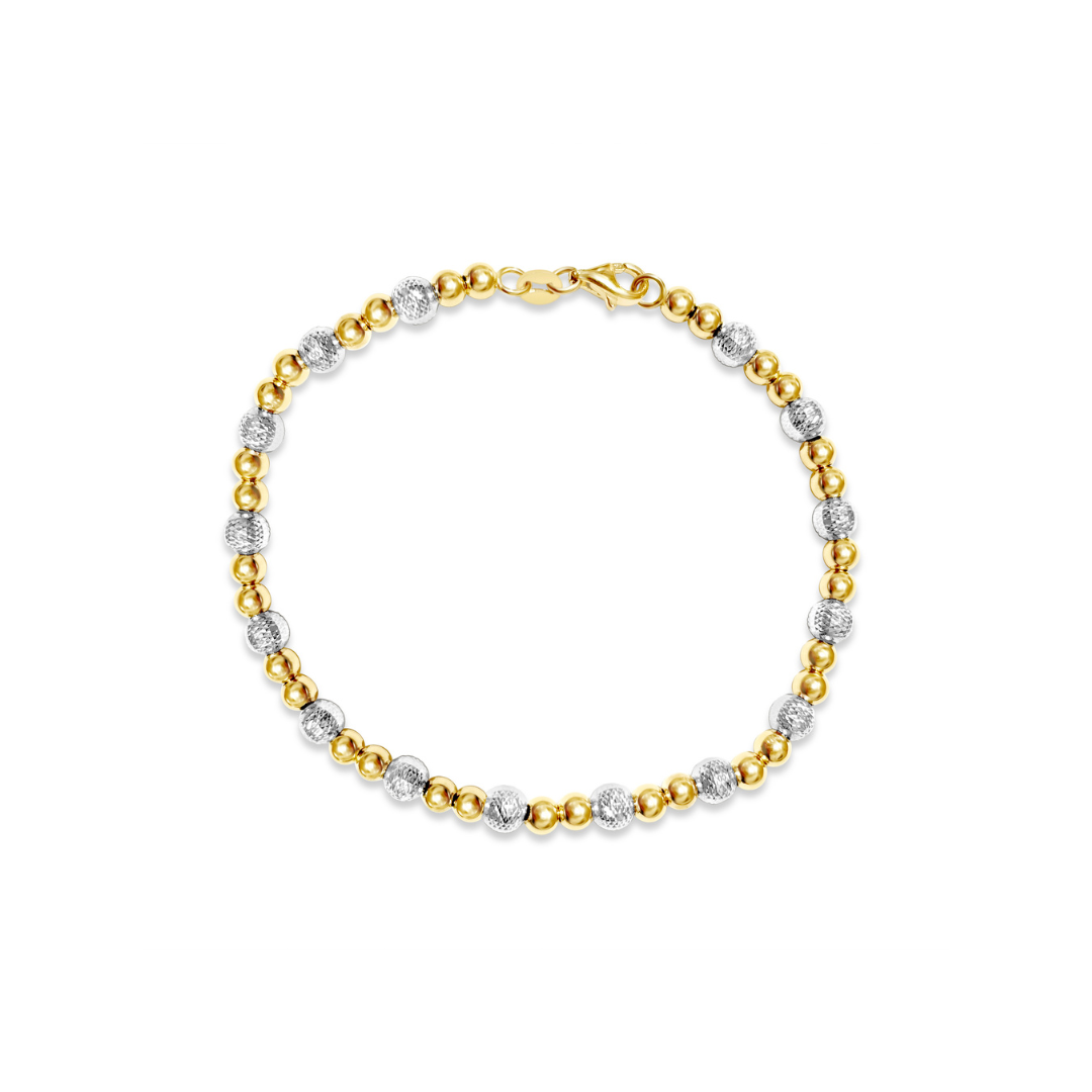 Diamond cut Balls Bracelet