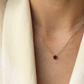 Ruby Oval Necklace