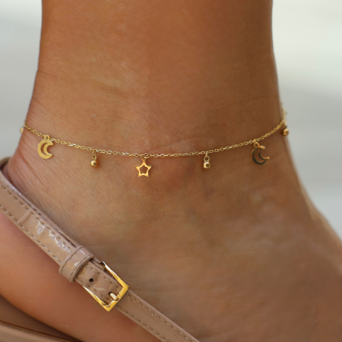 Tobillera Charms