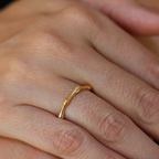 Band Bamboo Style Ring
