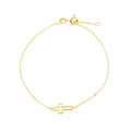 Open Cross Bracelet