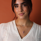 Diamond and Rubi Solid Cross Necklace G/C