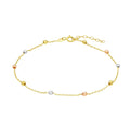 Tri-Color Anklet