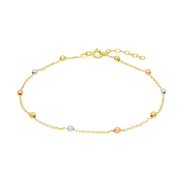 Tri-Color Anklet