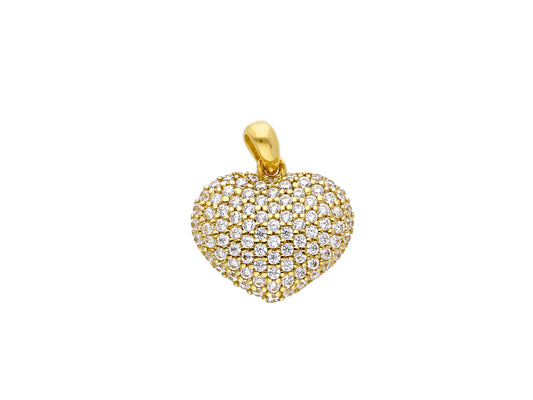 Zirconia Heart Pendant