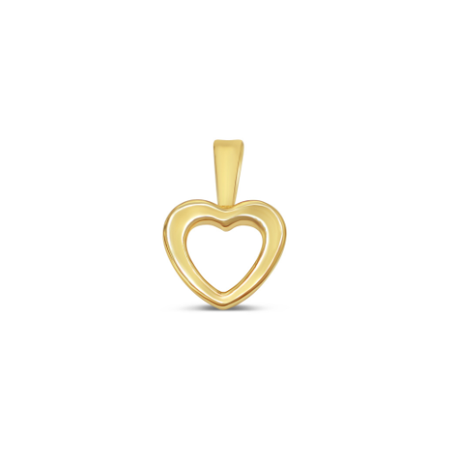 Open heart pendant