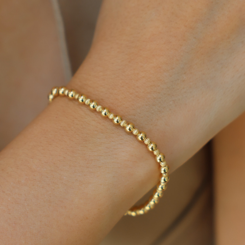 Diamond Cut Balls Bracelet