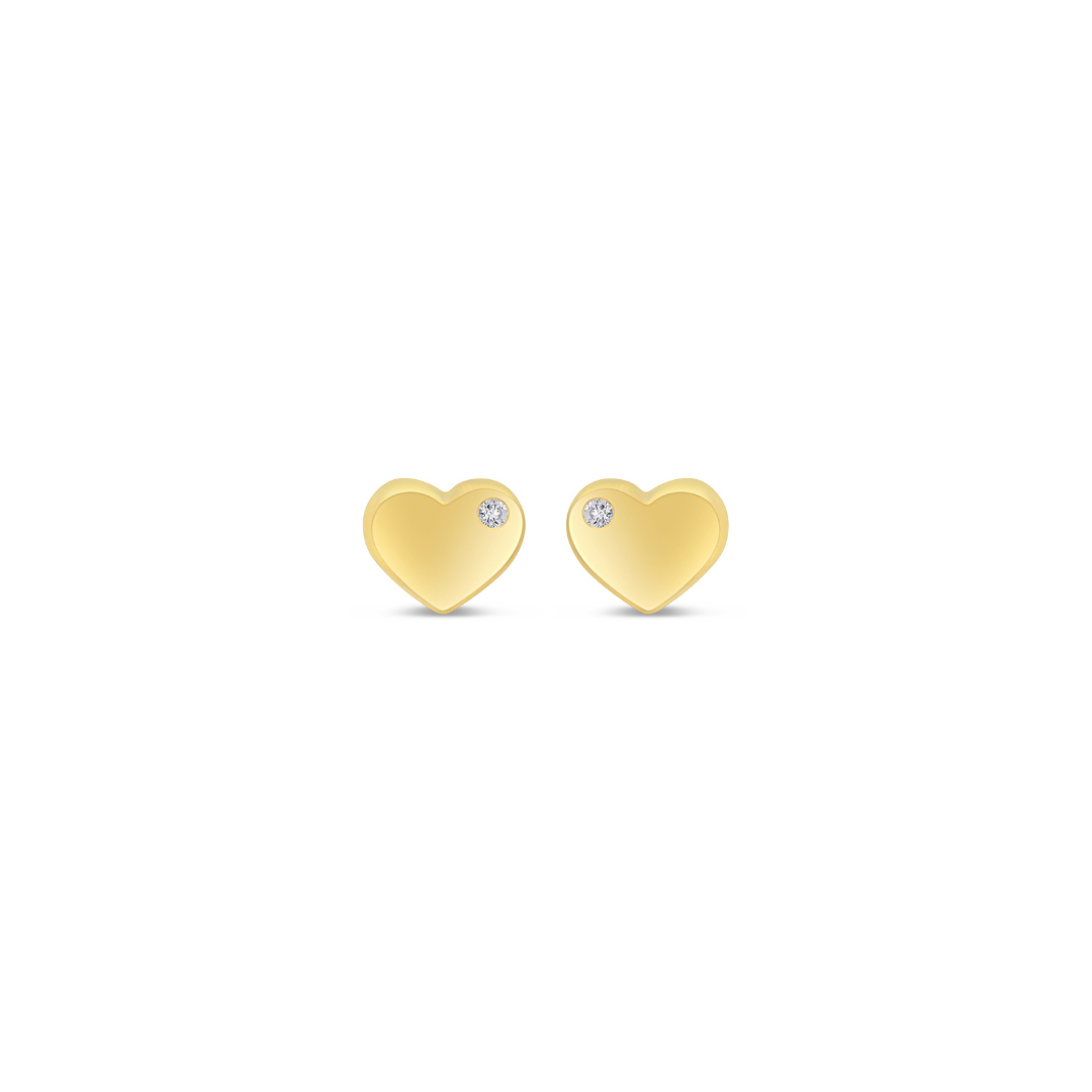 Heart Cz Stud