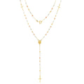 Diamond Cut Two Cross Rosary