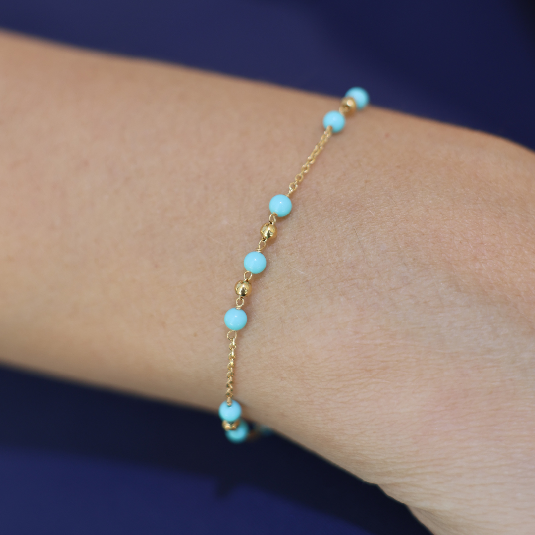 Turquoise Fancy Style Bracelet