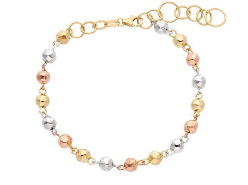 Diamond Cut Balls Bracelet