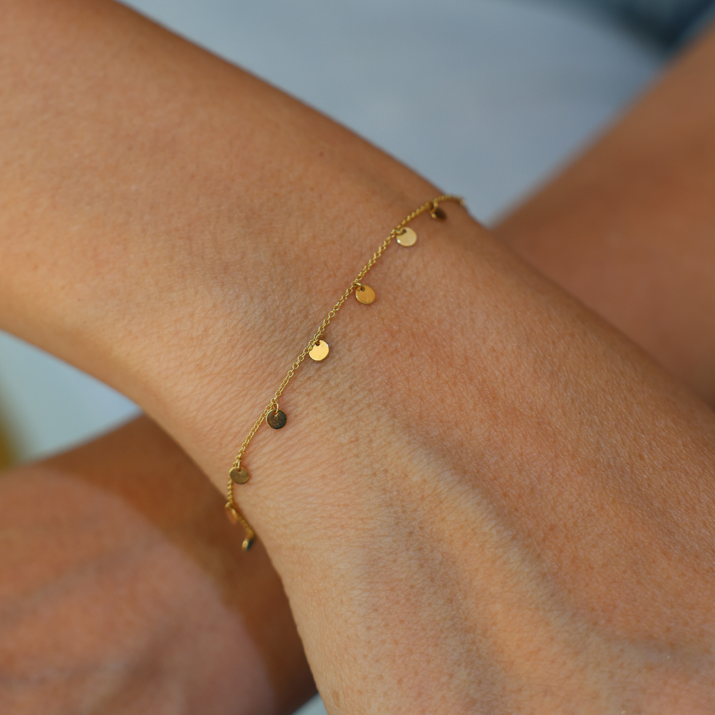 Circle Mini Charms Bracelet