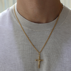 Halo Cross with Jesus