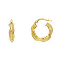Fancy Style Braided Hoops Small