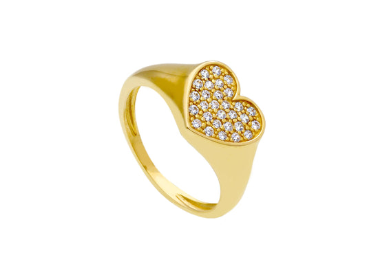 Heart With Cz ring