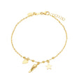 Heart Cuerno and Star Bracelet