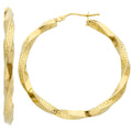 Fancy Braided Style Hoops