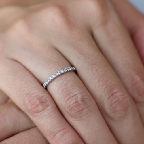 White Gold Diamond Band