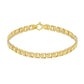 Halo Square Italian Link Bracelet