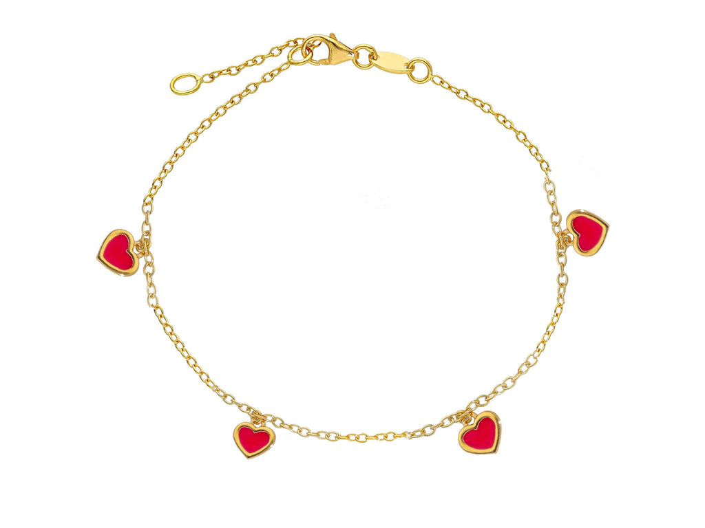 Heart Pink Bracelet