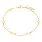 Halo Flowers Style Anklet