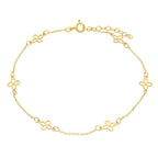 Halo Flowers Style Anklet