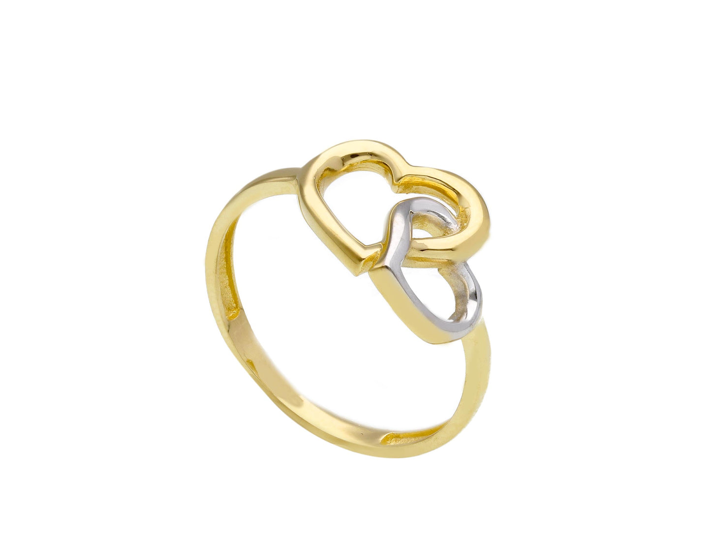 Two heart ring