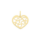 Open Heart plain pendant
