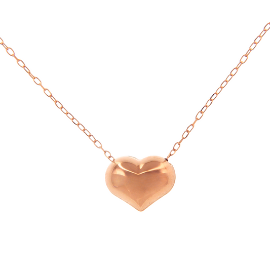 Heart Puff Necklace