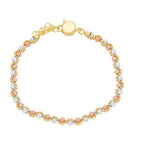 Diamond Cut Ball Bracelet