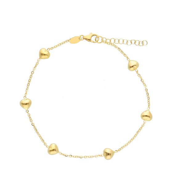 Puff Heart Bracelet