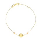 Center Flat Balls Bracelet