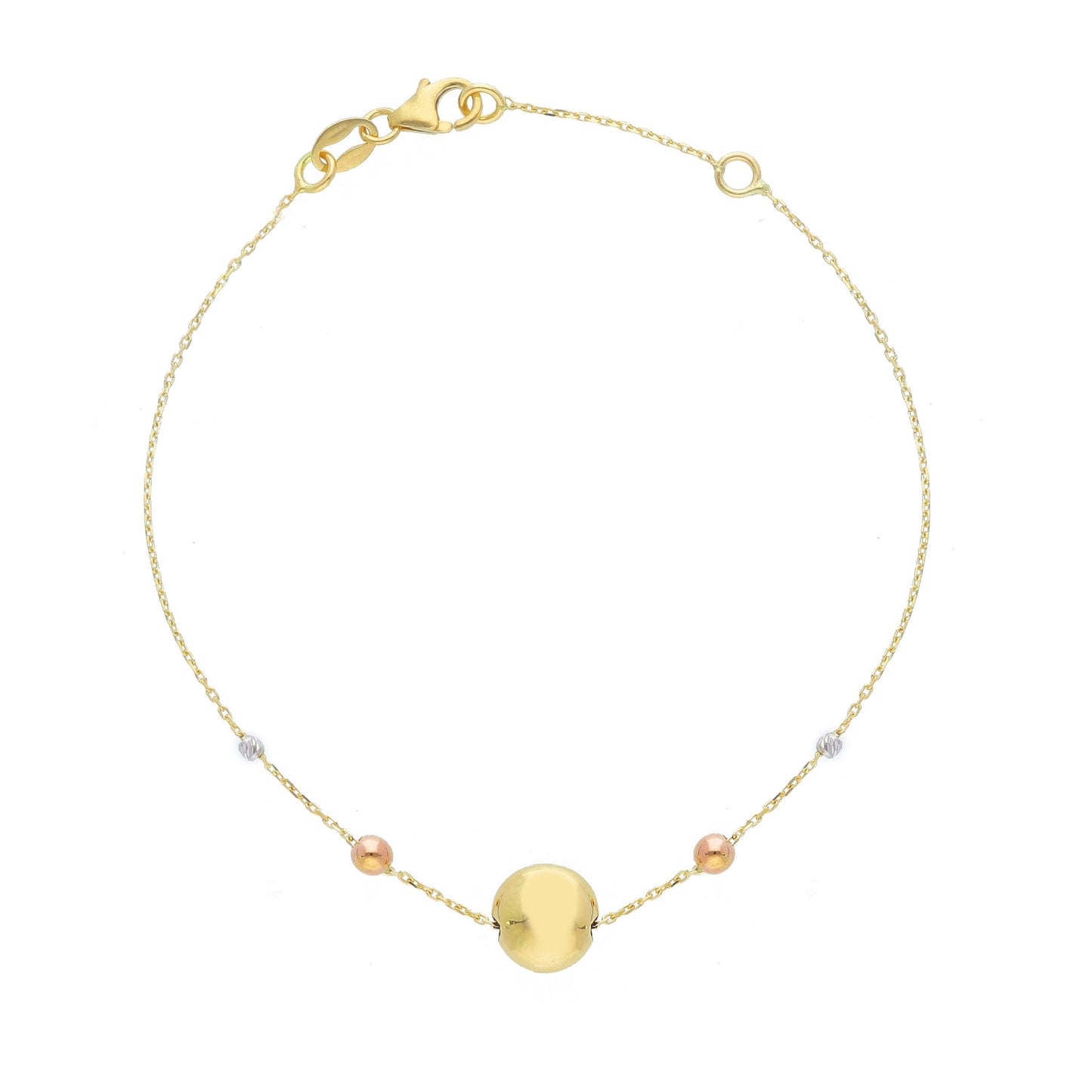 Center Flat Balls Bracelet